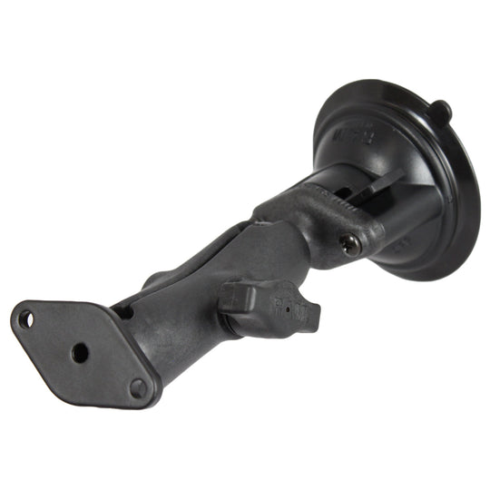 RAM® Twist-Lock™ Composite Suction Mount with Aluminum Diamond Plate