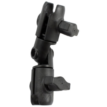 RAM® Composite Double Socket Swivel & Ratchet Arm with No centre Knob