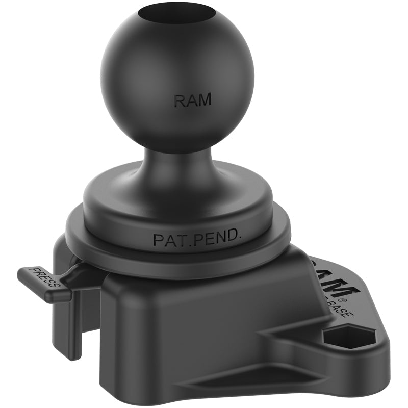 RAM® Track Ball™ Base with Drill-Down Receiver – RAM Mounts UK