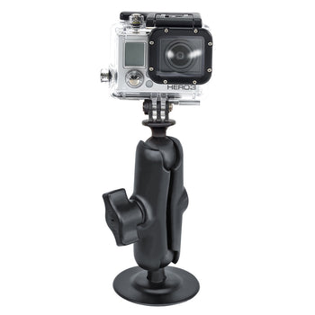 RAM® Flex Adhesive Double Ball Mount with Action Camera Adapter