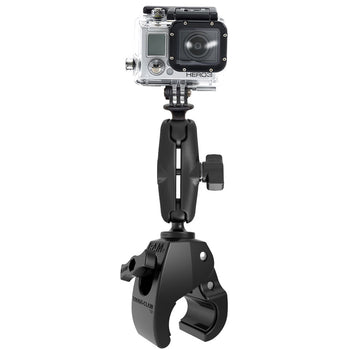 RAM® Tough-Claw™ Medium Clamp Mount with Universal Action Camera Adapter