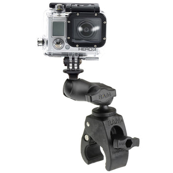 RAM® Tough-Claw™ Clamp Mount with Action Camera Adapter - Composite