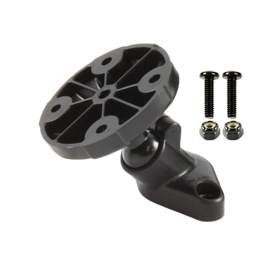 RAM® Snap-Link™ Mount with Round Plate & 45-Degree Diamond Plate