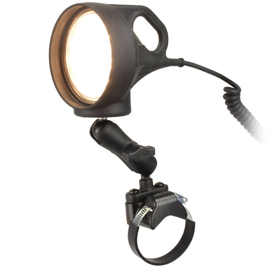 RAM® ATV/UTV Rail Mount with LED Spotlight
