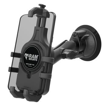 RAM® Quick-Grip™ Pro Phone Mount with Twist-Lock™ Suction Cup - Medium