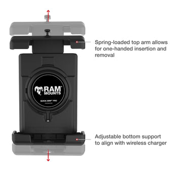 RAM® Quick-Grip™ Pro XL Phone Mount with Twist-Lock™ Suction Cup