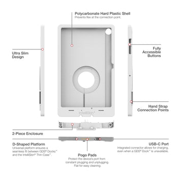 IntelliSkin® Thin-Case™ for Samsung Tab A9+ - Gray