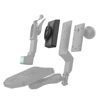 RAM® 100mm & 75mm VESA to AMPS Hole Pattern Adapter Plate