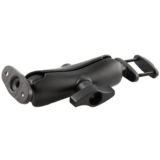 RAM® 2" Square Post Clamp Mount with 2 3/8" 2-Hole Pattern Plate