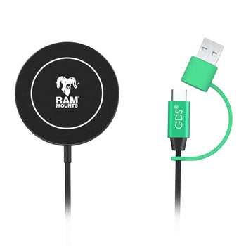 RAM-GDS-CHARGE-W2M:RAM-GDS-CHARGE-W2M_1:RAM Qi2 15W Wireless Charger