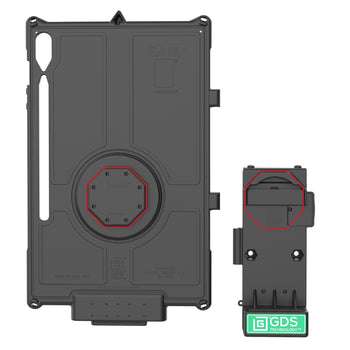 GDS® Uni-Conn™ Locking Spring Loaded Power + USB-A Dock - Heated Pins