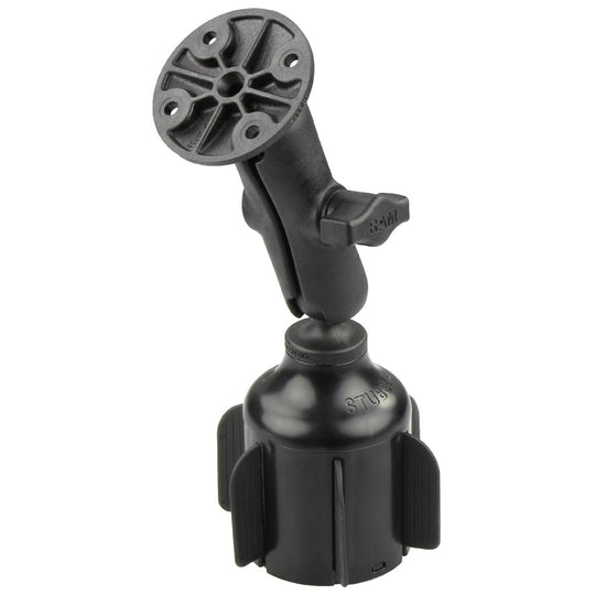 RAM® Stubby™ Cup Holder Mount with Round Plate