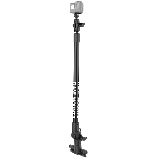 RAM® Tough-Pole™ 24" Camera Mount with Single Pipe & Dual Track Base