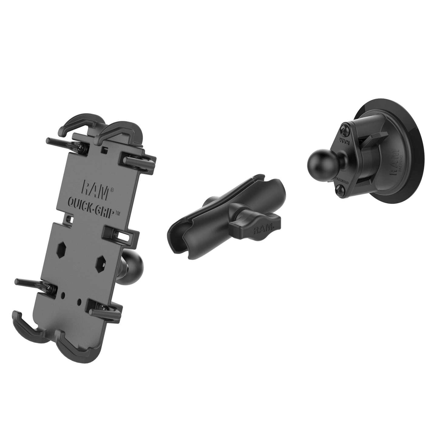 RAM TWIST LOCK SUCTION CUP ARM & HOLDER for the WIDESCREEN GARMIN NUVI 200 series RAM-B-166-GA25U (SKU 4762)