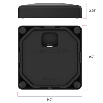 RAM® Weighted Platform Base with 4-Hole Pattern for GDS® Pedestal Docks