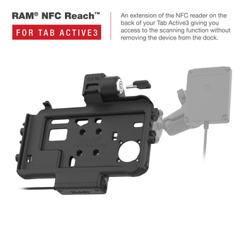 RAM® Low-Profile Locking Powered Dock for Tab Active3