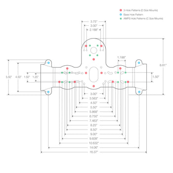 RAM® Fishfinder Deck Kit with Humminbird Helix 8-10 & XPLORE Mount