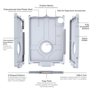 IntelliSkin® Next Gen for iPad Pro 13 (M4), Air 13 & Pro 12.9 - Gray