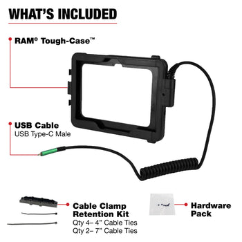 RAM® Tough-Case™ for Tab Active Pro and Active4 Pro – Type-C Male USB
