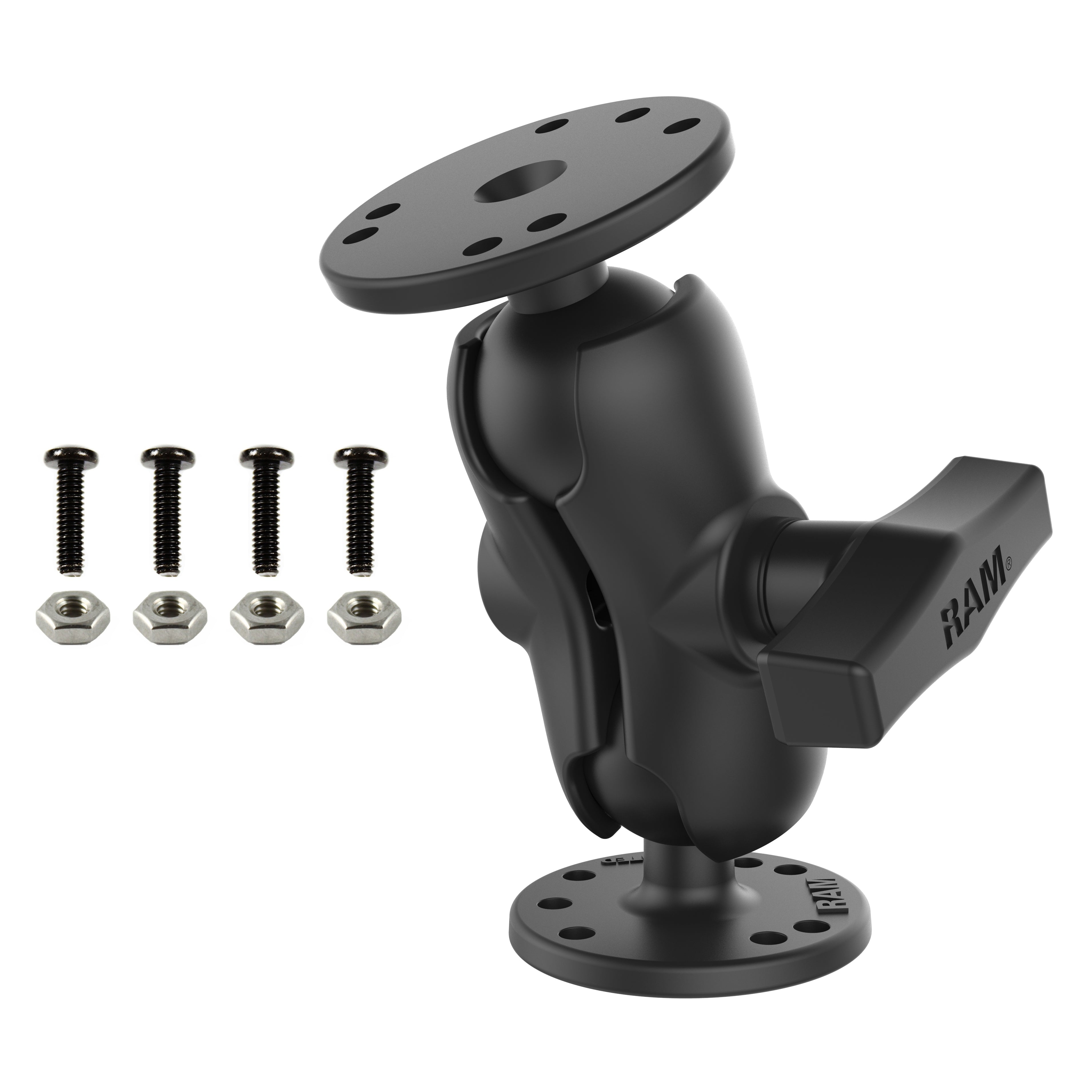 RAM® Double Ball Mount with Mounting Hardware – RAM Mounts UK