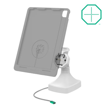 GDS® Uni-Conn™ Powered Tilt & Swivel Dock with USB-C + Data - Gray