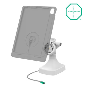 GDS® Uni-Conn™ Powered Locking Tilt & Swivel Dock with USB-C + Data Gray