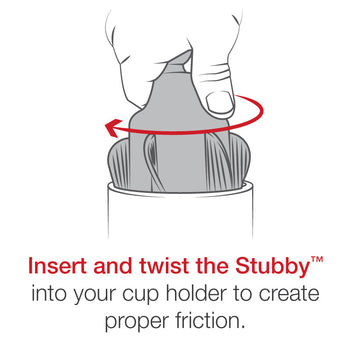 RAM® Stubby Cup Holder Mount with Double Socket Arm - Long