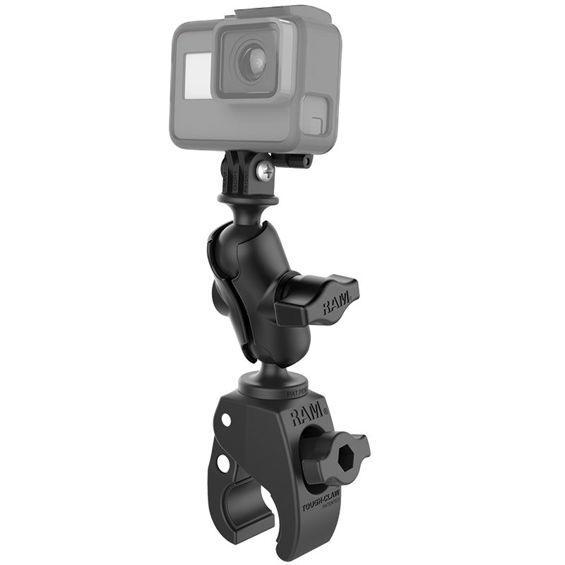RAM® Tough-Claw™ Clamp Mount with Action Camera Adapter - Aluminum ...