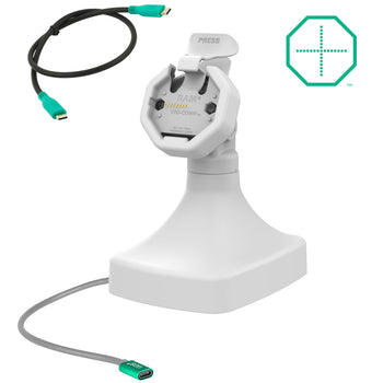 GDS® Uni-Conn™ Powered Tilt & Swivel Dock with USB-C - Gray