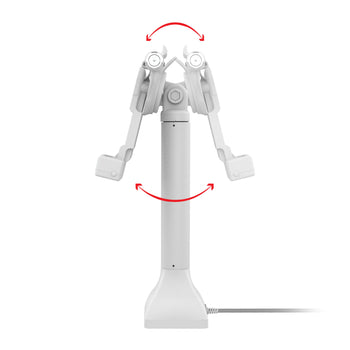 GDS® Uni-Conn™ 14" Locking Pedestal Dock with USB-C - Gray