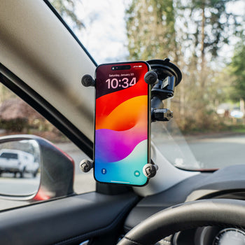 RAM X-Grip Long Arm Suction Cup Mount For Large Phones – RAM-B-166-C-UN10U
