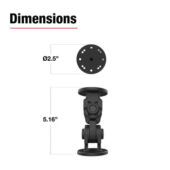 RAM® Dual 90-Degree Pivot Mount