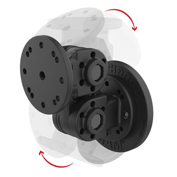 RAM® Dual Straight Pivot Magnetic Mount