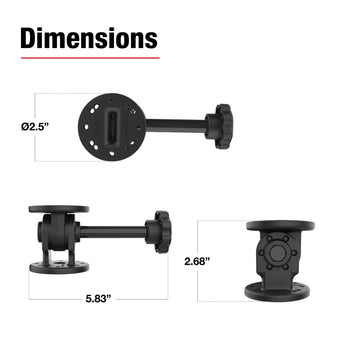 RAM® Single Pivot Mount with Knob