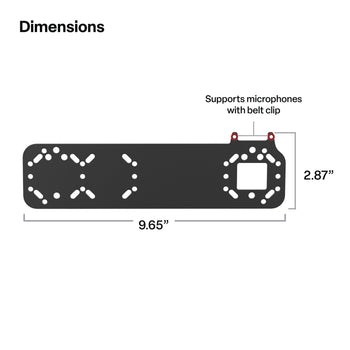 RAM® Standard Bracket Adapter for PTT Remote Speaker Microphones