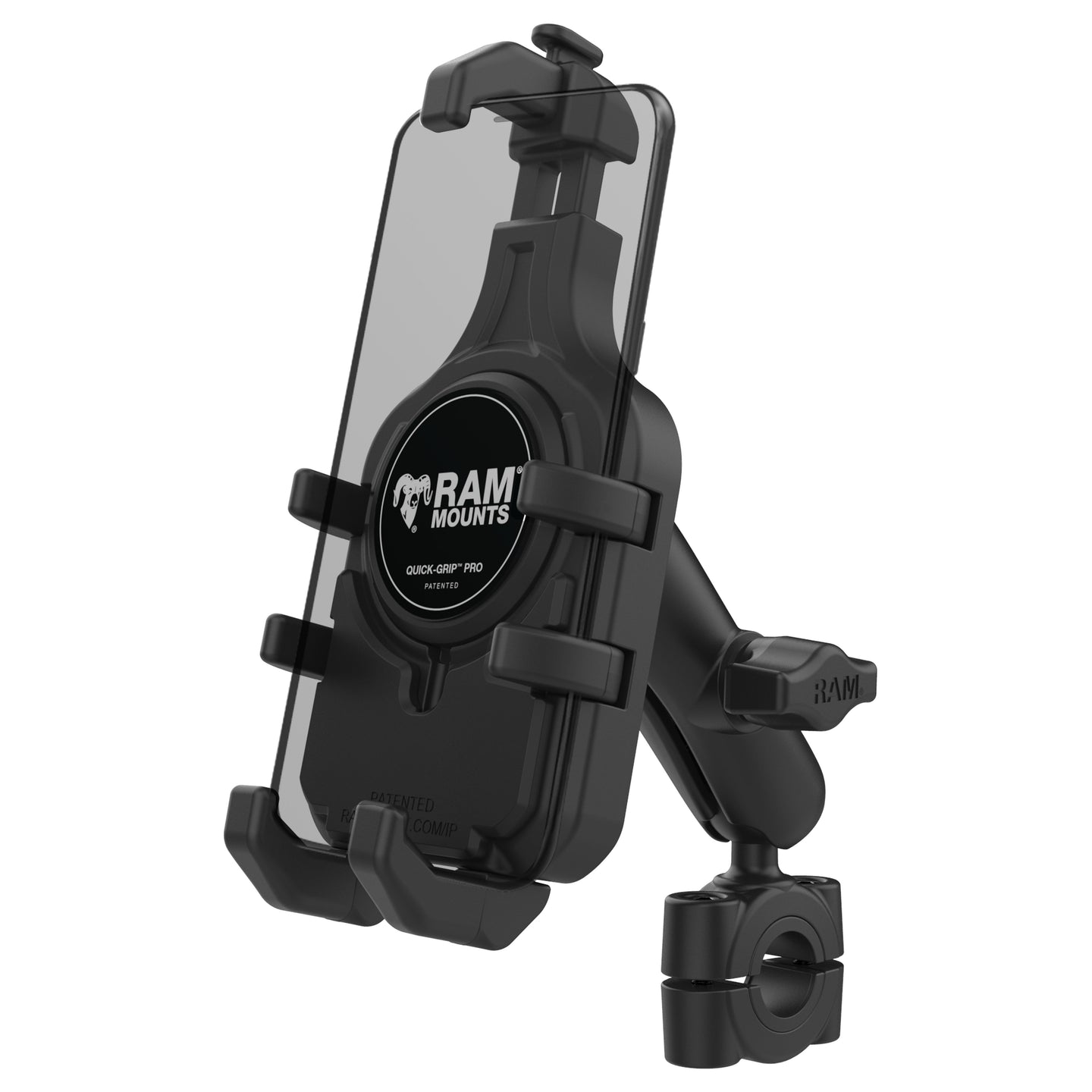 RAM® Quick-Grip™ Pro Phone Mount with Medium Torque™ Base - Medium ...