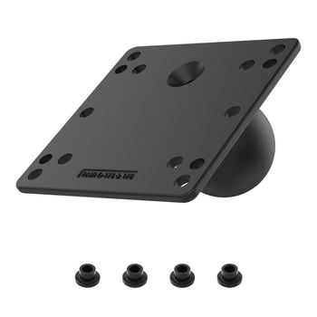 RAM-D-246U:RAM-D-246U_2:RAM 100x100mm VESA Plate with Ball - D Size