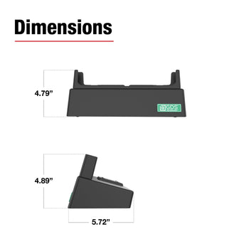 RAM® Desktop Dock for Zebra ET6x with USB & RJ45 Support