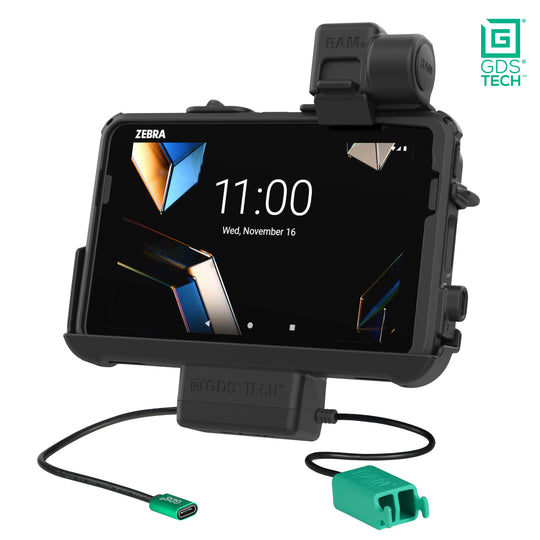 GDS® Thin-Dock™ + Dual USB for Zebra ET401 & ET4x 8" with IntelliSkin®