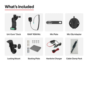 GDS® Uni-Conn™ Locking PTT Remote Speaker Mic Bundle for ESChat & Zello