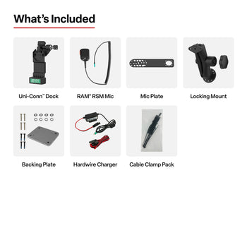 GDS® Uni-Conn™ Locking PTT Remote Speaker Mic Bundle for Kodiak