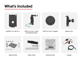 GDS® Uni-Conn™ Locking Vehicle Bundle for Samsung Tab A11+