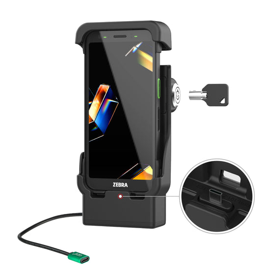 RAM® Locking Powered Dock with USB-C for Zebra TC701