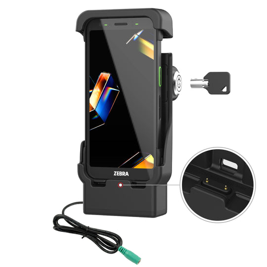RAM® Locking Powered Dock with Pogo Pins for Zebra TC701