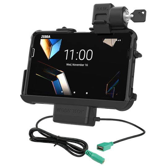 Locking RAM® Thin-Dock + Data for Zebra ET401 8"