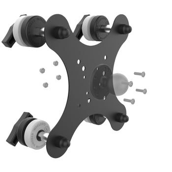 RAM® Tough-Mag™ 48MM 4-Point Pivoting Magnetic Mounting Base