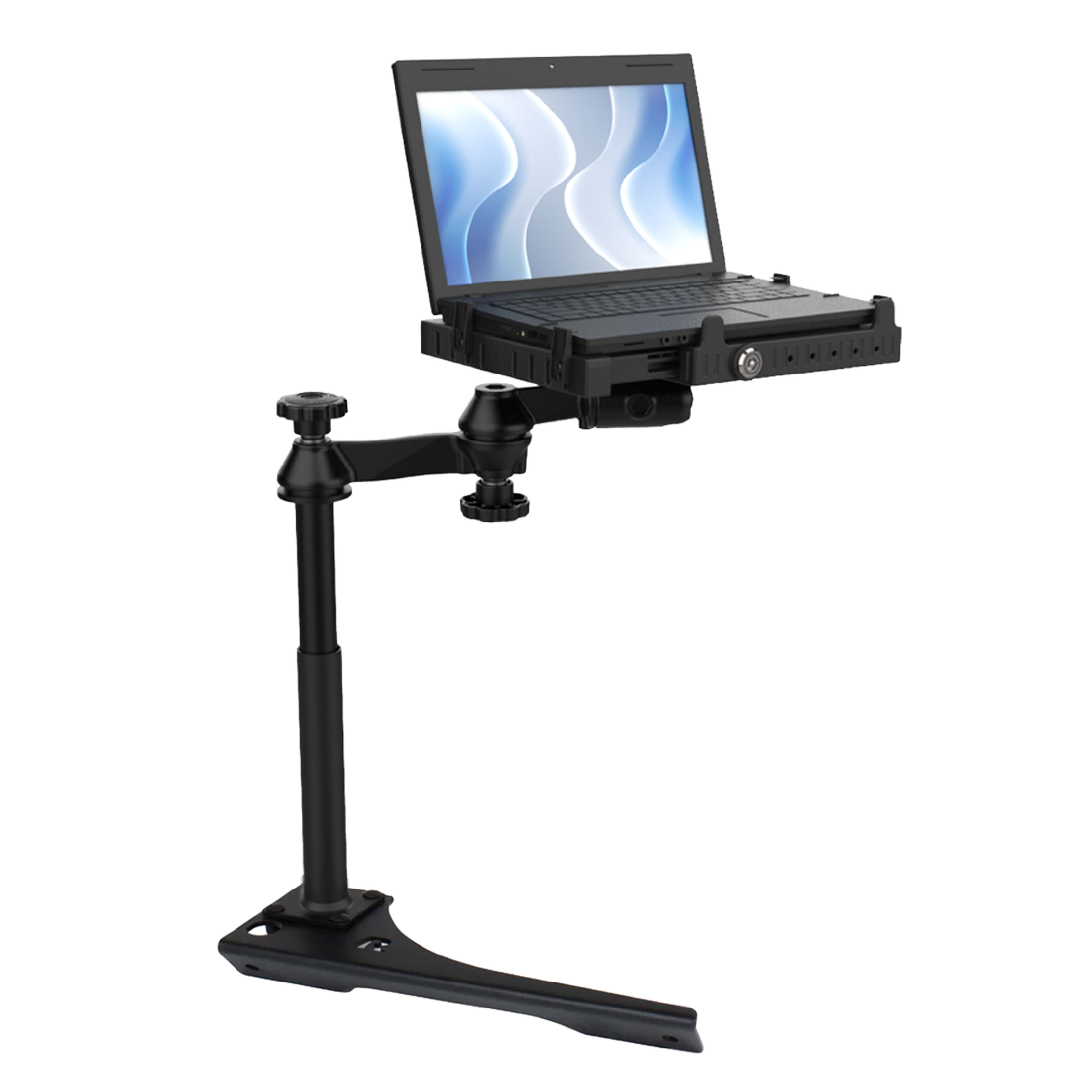 RAM® No-Drill™ Laptop Mount for '19-26 Ram 1500 Pickup Trucks (5th Gen ...