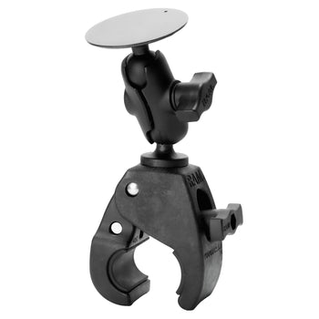 RAM® Tough-Claw™ Medium Double Ball Mount with Steel Plate Adapter