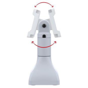 RAM® 7" Pedestal Mount with 75mm VESA & Cable Routing - Gray