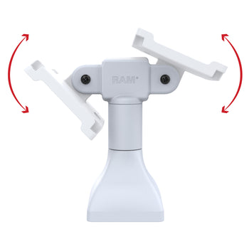 RAM® 7" Pedestal Mount with Dual 100mm VESA Adapters - Gray